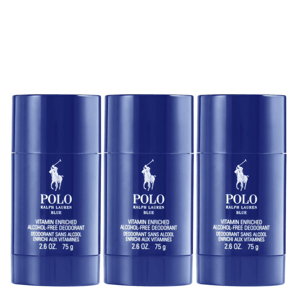 Polo Blue Deodorant Stick 3-pack