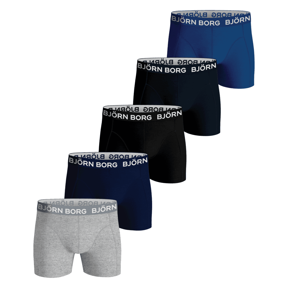 Drenge boxershorts 5-pack core Str. 134-140