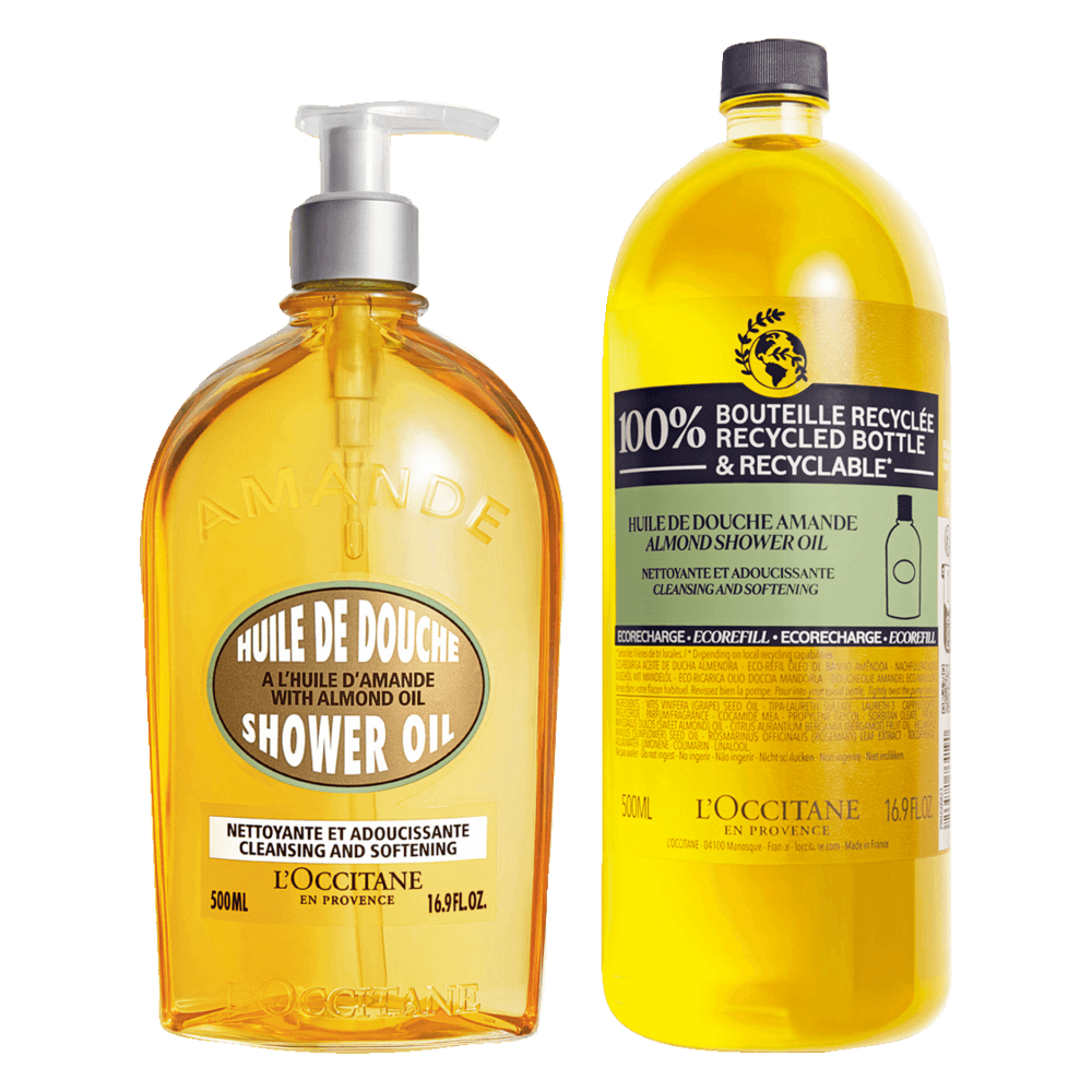 Almond Shower Oil 500 ml + refill 500 ml