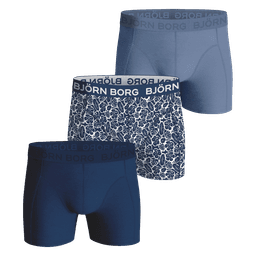 Boxershorts 3-pack blue depths