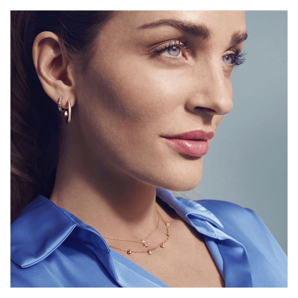 Ellera Medio øreringe 18k gold plated