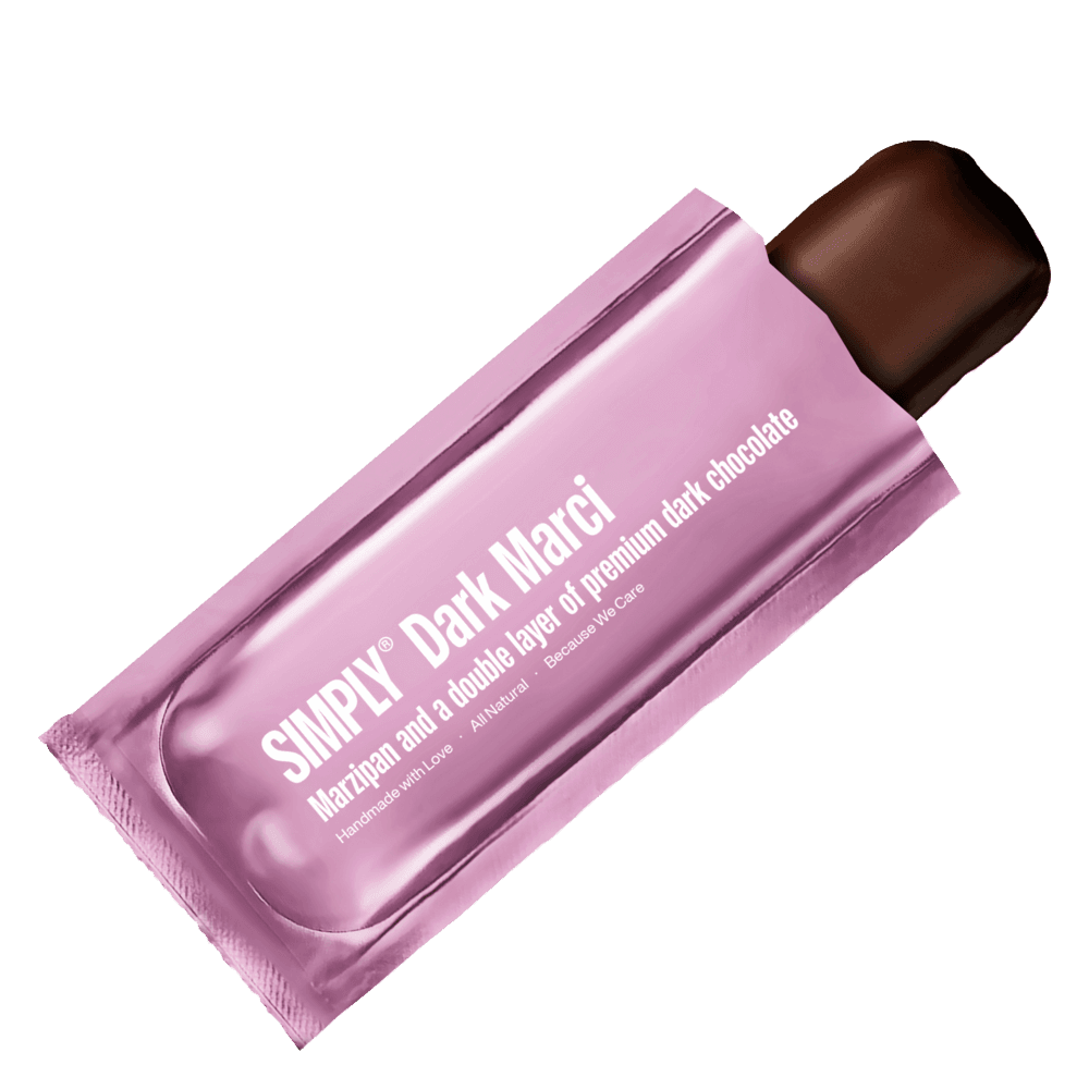 Dark Marci Chocolate/marzipan Bar