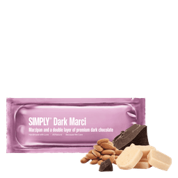 Dark Marci Chocolate/marzipan Bar