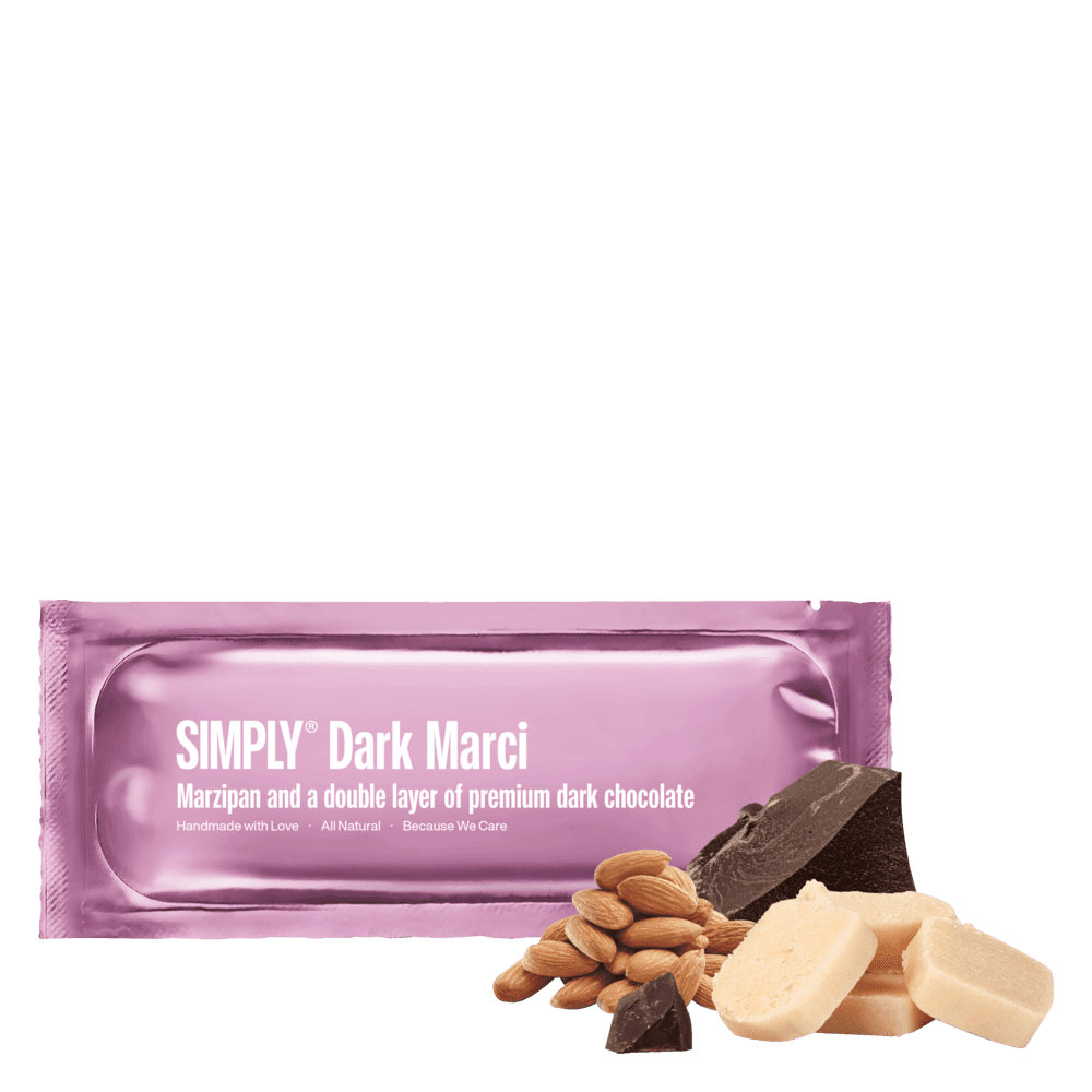 Dark Marci Chocolate/marzipan Bar