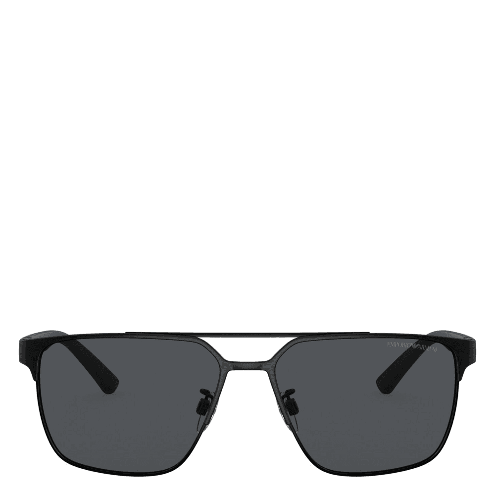 Emporio Armani® Matte Black Solbriller