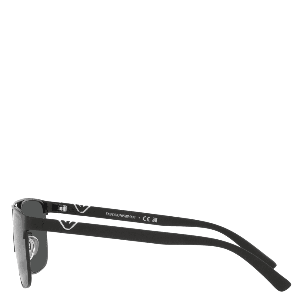 Emporio Armani® Matte Black Solbriller