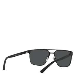 Emporio Armani® Matte Black Solbriller