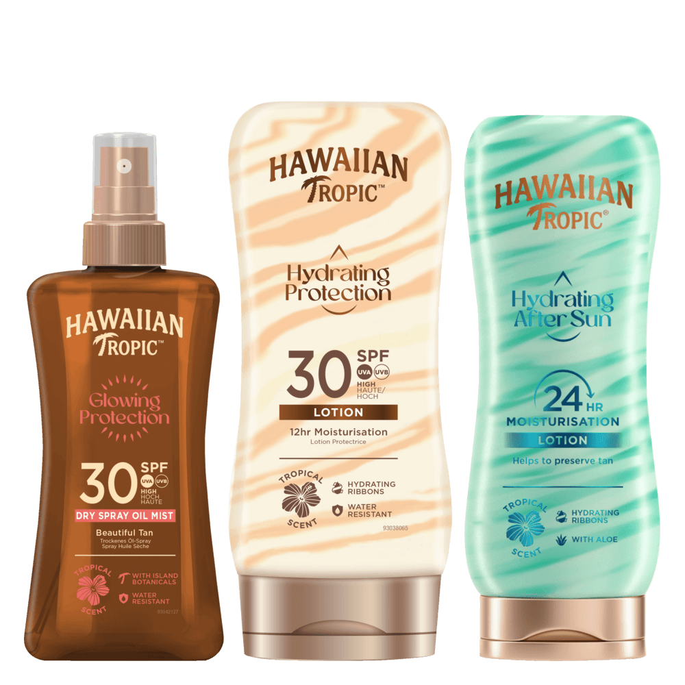 Sun Care Glow SPF 30, Hydrate SPF 30 & After Sun
