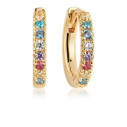 Ellera Medio øreringe 18k gold plated