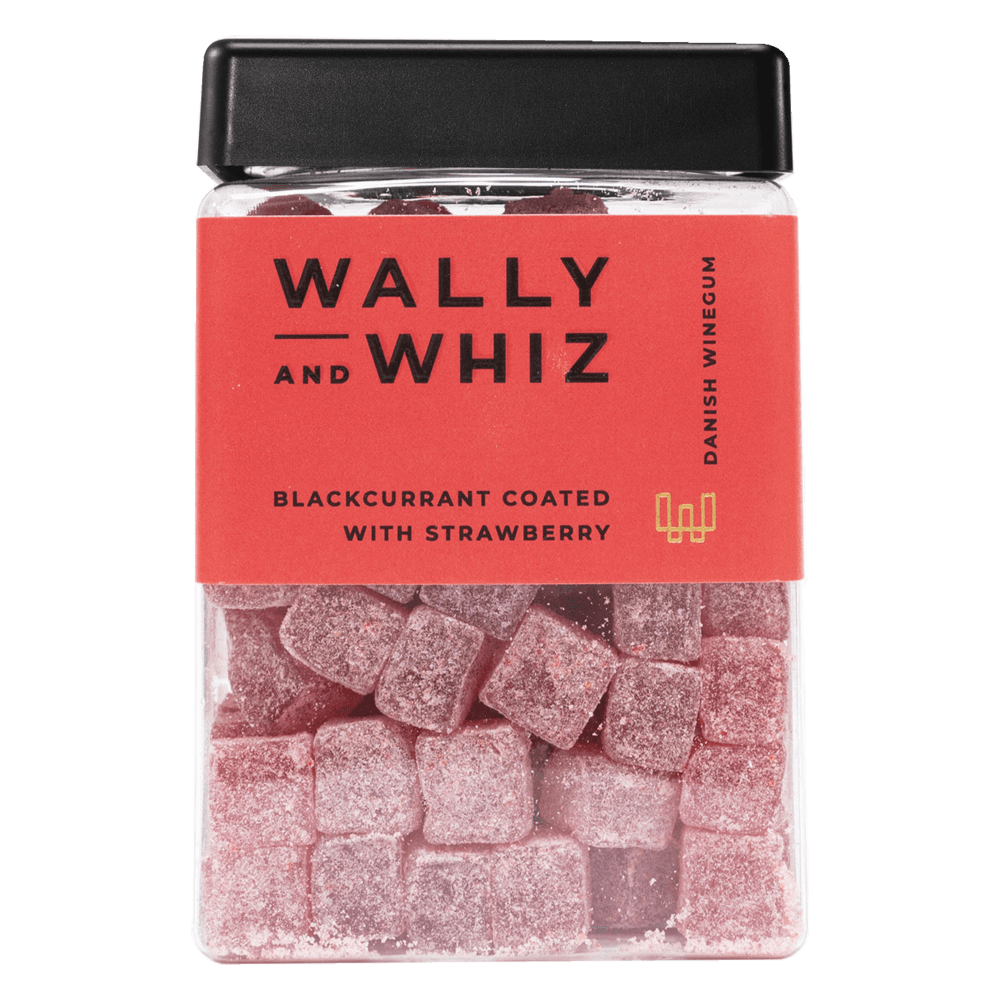 Wine Gums Blackcurrant Coated with Strawberry