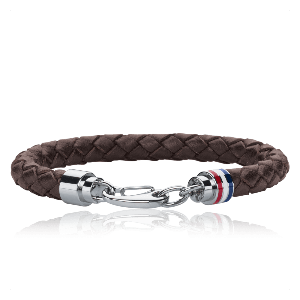 Hilfiger læderarmbånd Brown