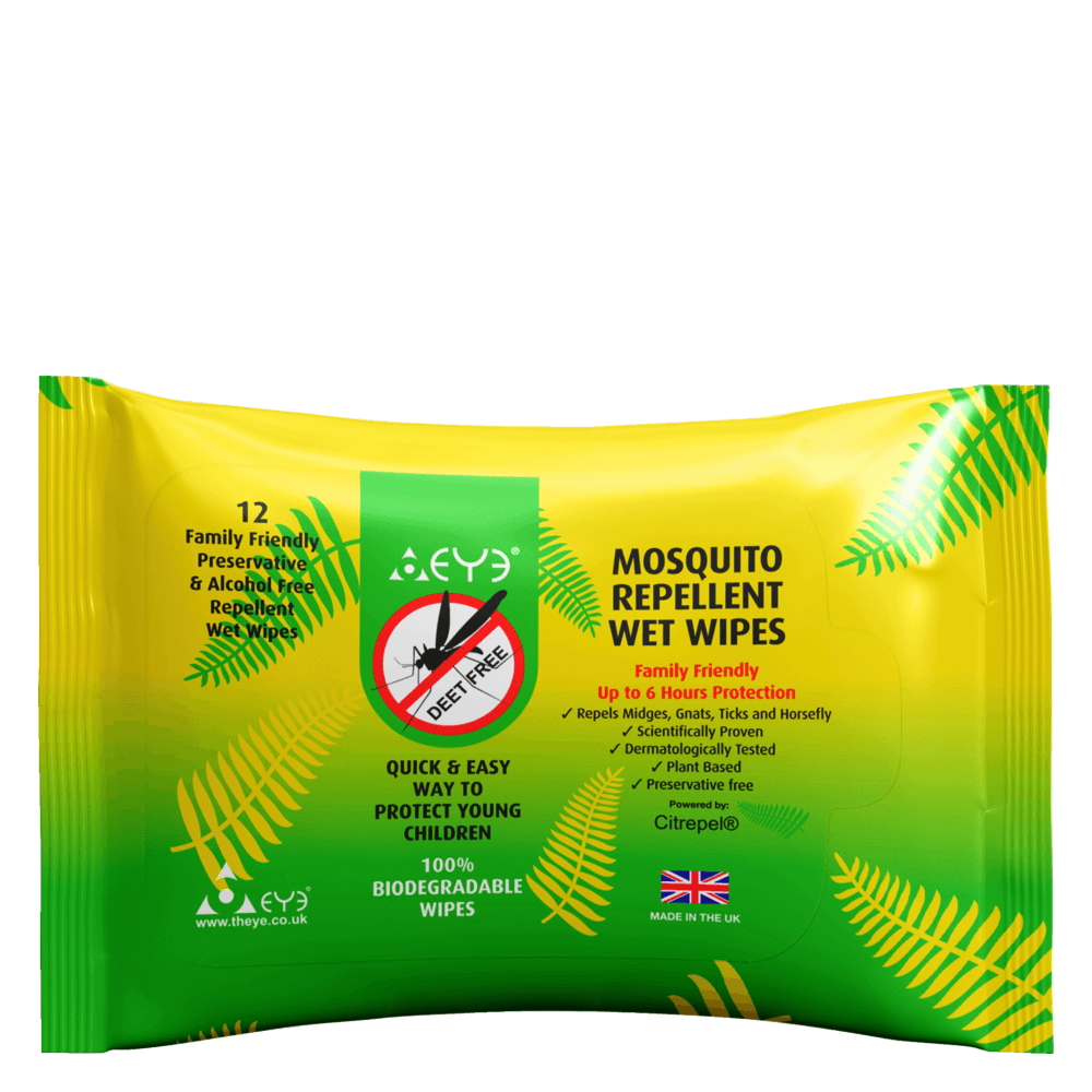 Mosquito Repellent Wet Wipes 12 stk.