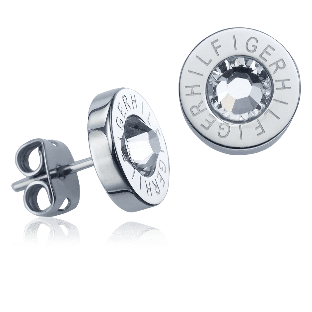 Zirconia Core Øreringe Silver-plated stainless steel