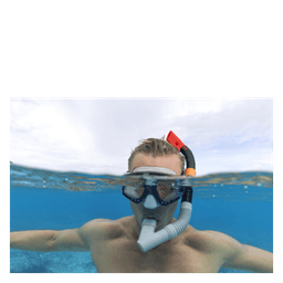 Snorkelsæt med svømmefødder str. 41 - 46