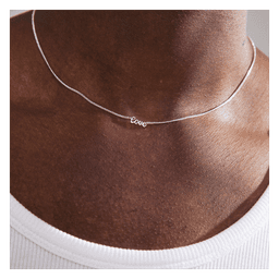 LOVE halskæde Silver plated