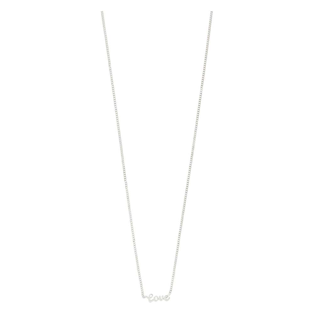 LOVE halskæde Silver plated
