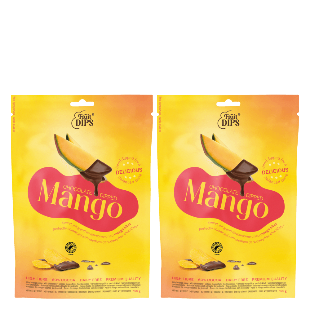 Dark Chocolate Fruit Dips 2-pack Mango