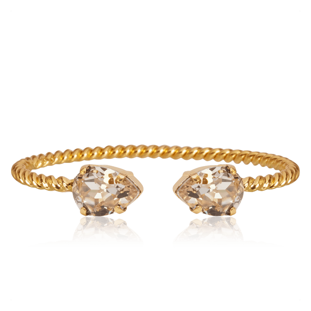 Mini Drop armbånd Silk / gold