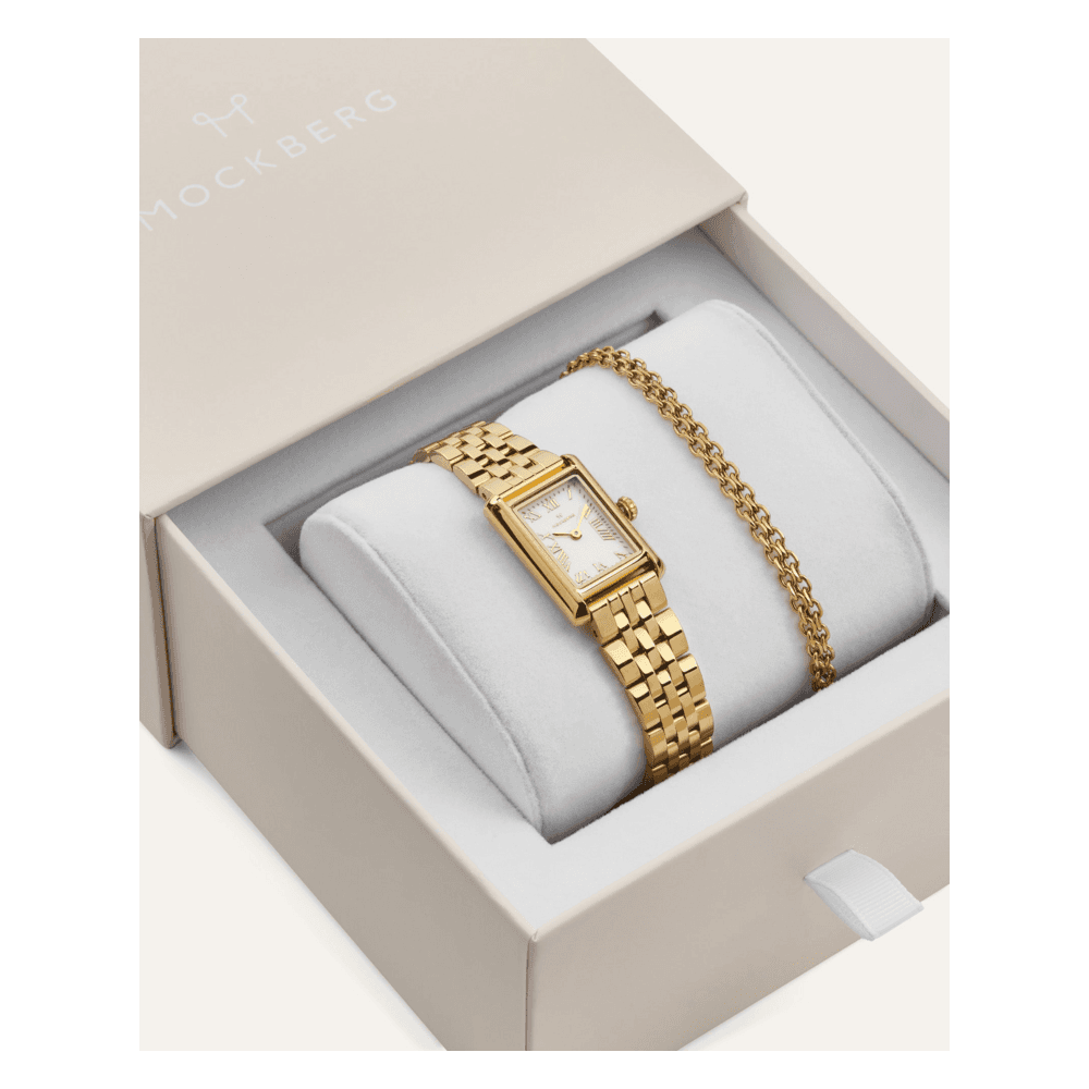 Timeless Watch & Darling Bracelet 18K PVD gold plated
