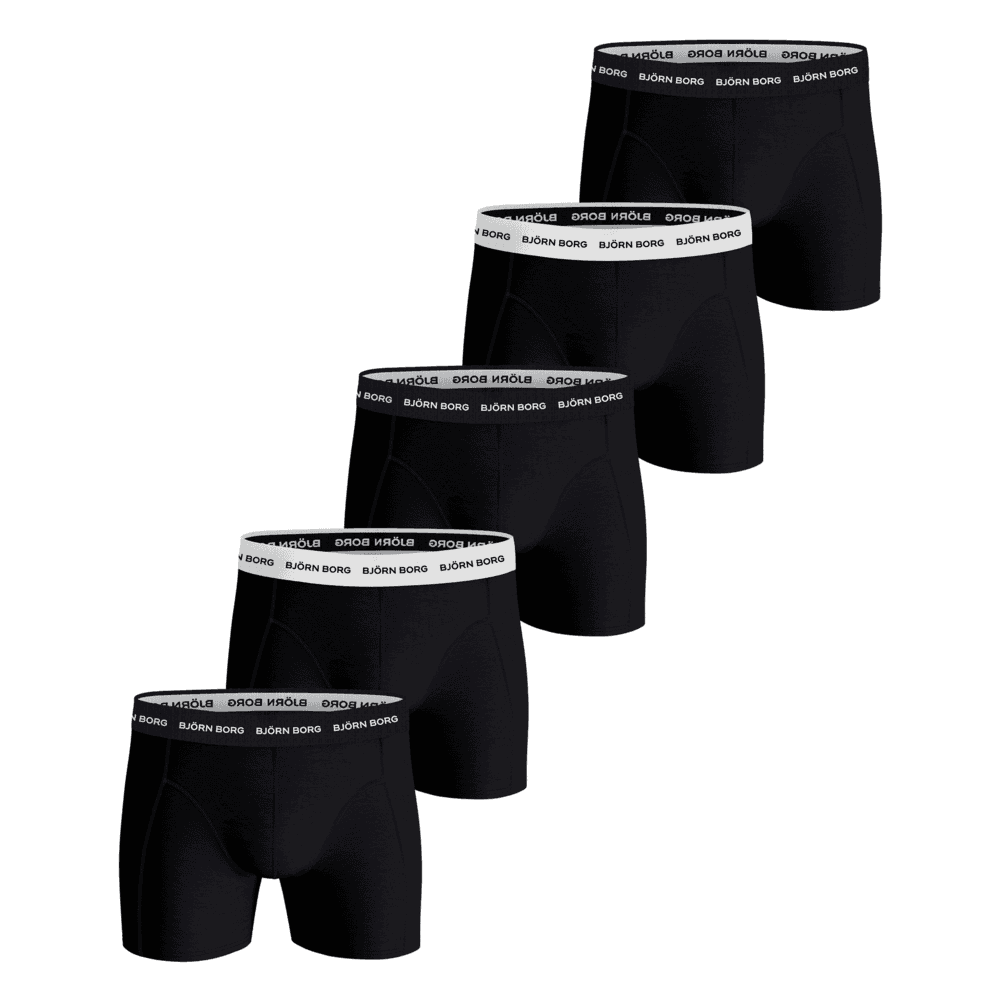 Boxershorts 5-pack black