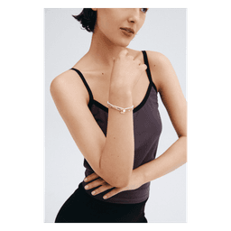 Bracelets 3-in-1 set Beige / gold plated pearls
