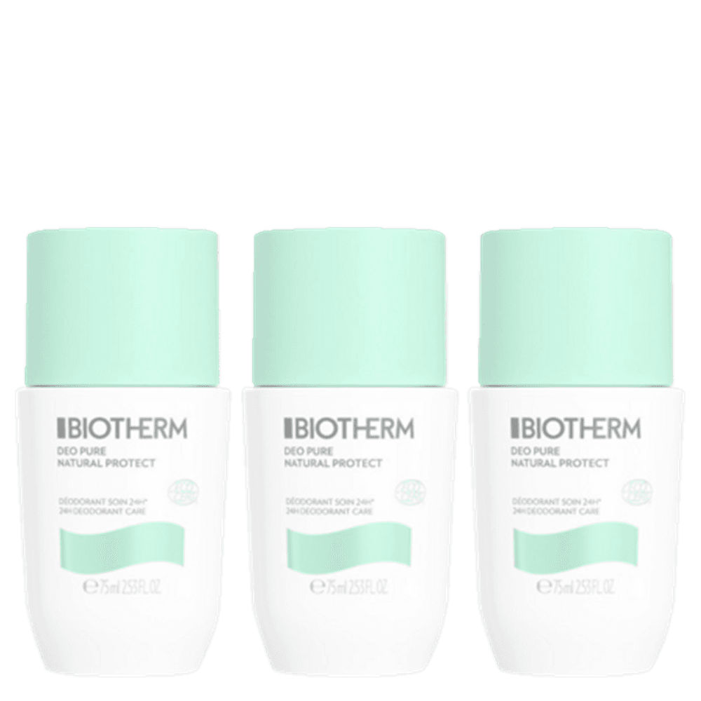 Deo Pure Natural Trio Roll-on 3-pack