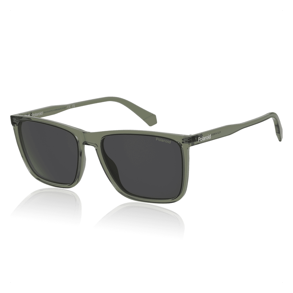 Polaroid Green Olive Solbriller Grey shaded