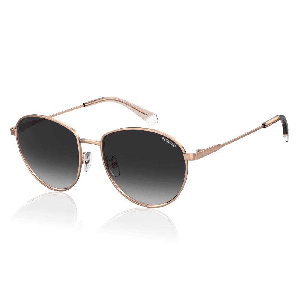 Polaroid Gold Metal Solbriller Gold, grey lenses