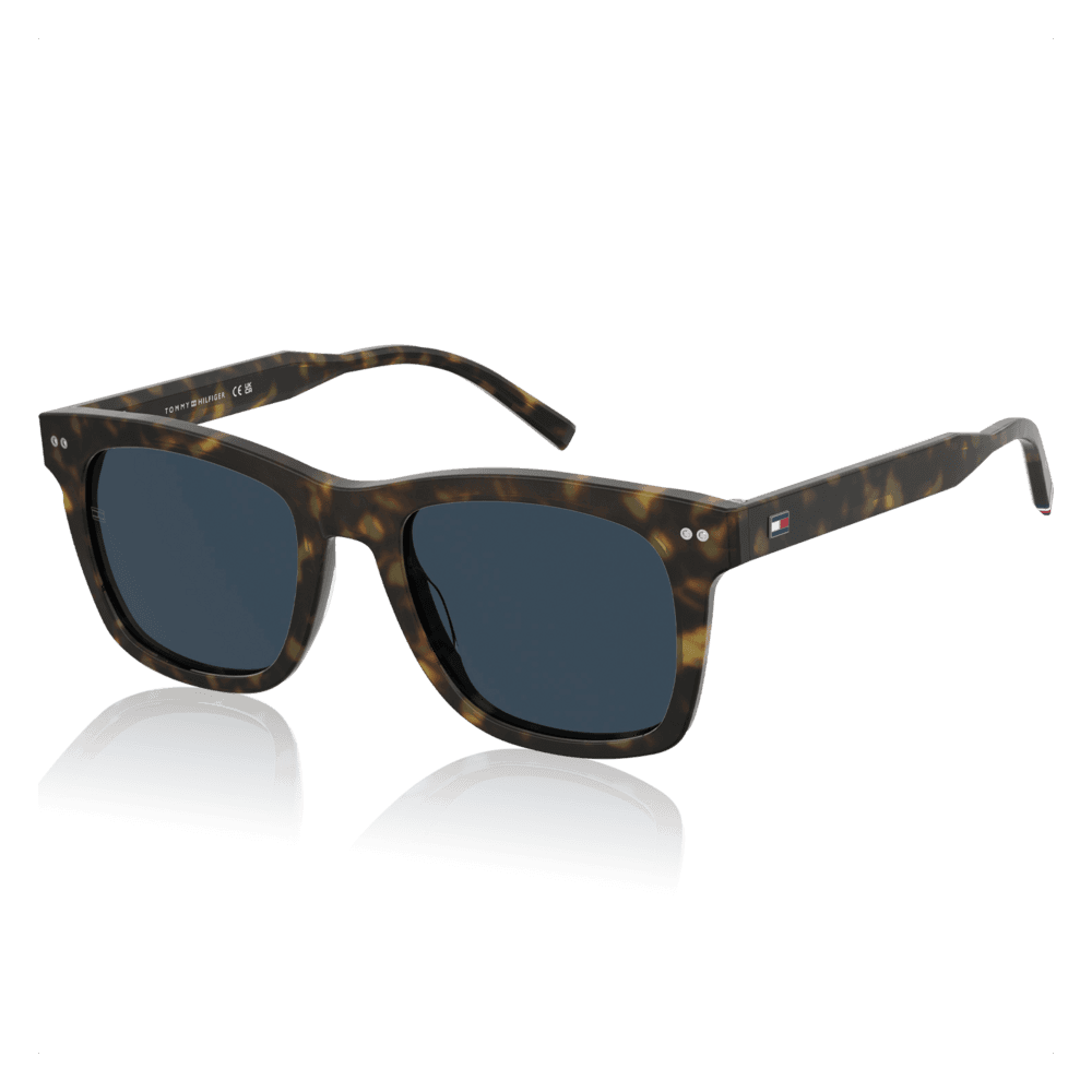 Tommy Hilfiger Havana Solbriller Havana, blue lenses