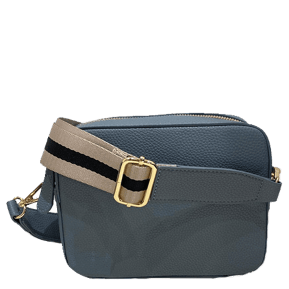 Palermo II taske Dove Blue vegan leather
