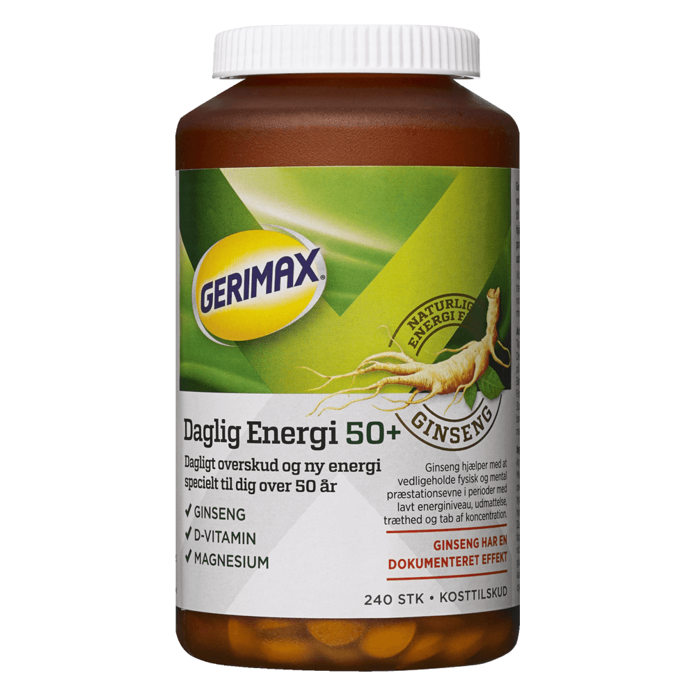 Gerimax Daglig Energi 50+ / 240 stk.
