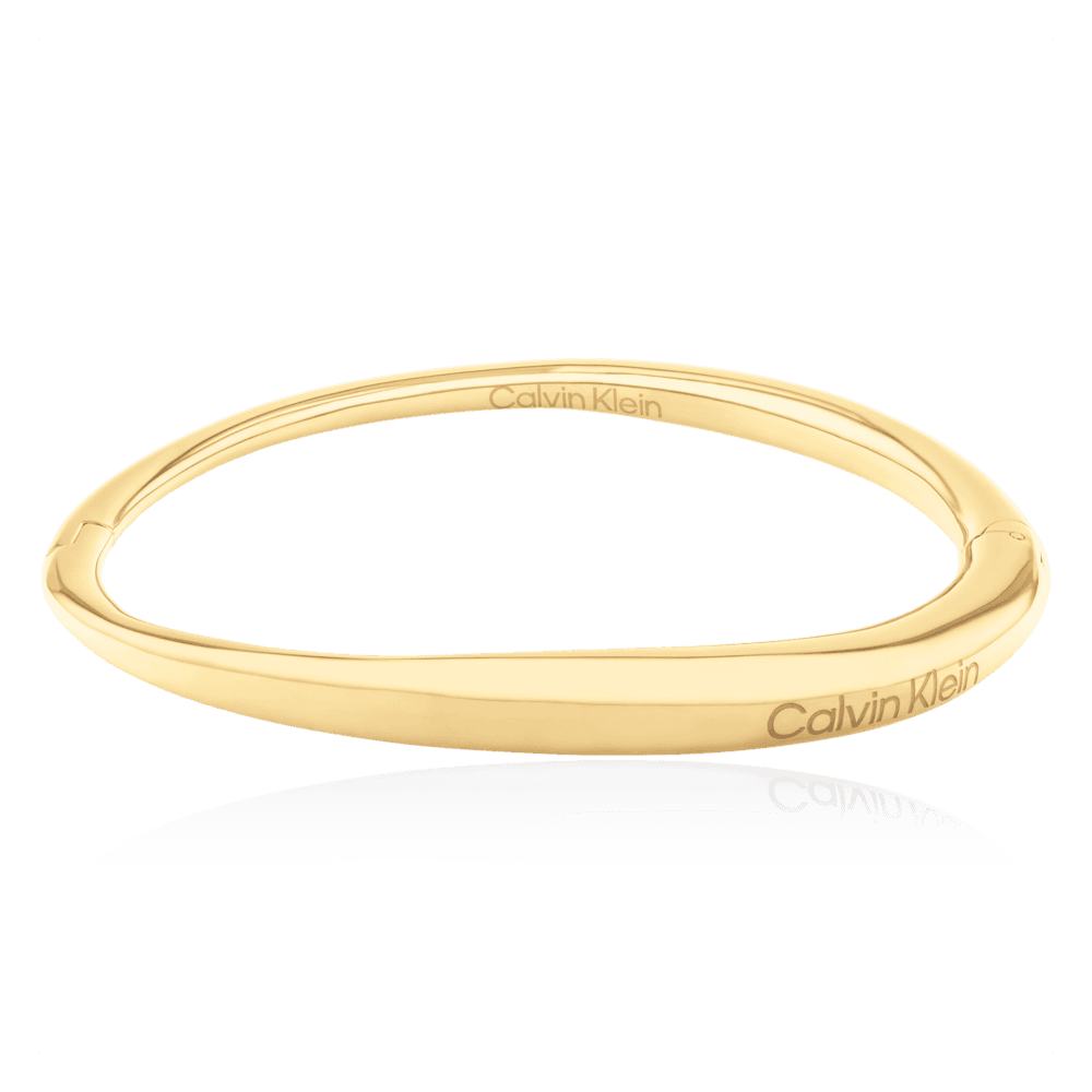 Calvin Klein Bangle armbånd Ionic plated thin / gold steel