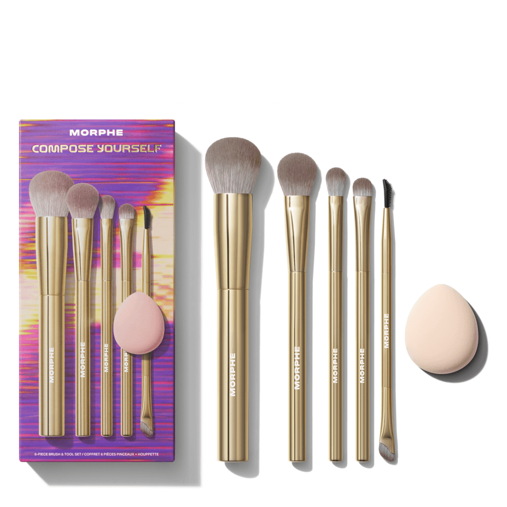 Compose Yourself Brush Set & Blender 6 pcs