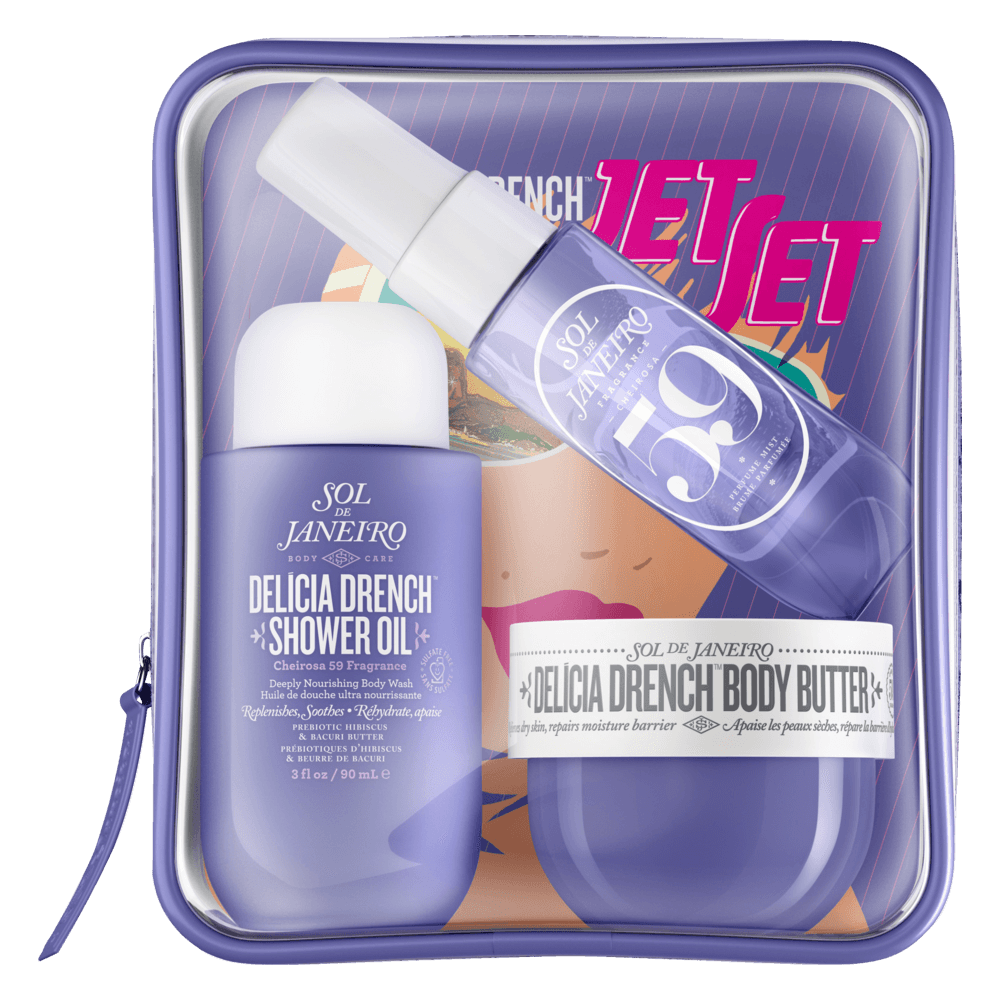 Delicia Drench Jet Set Body Collection