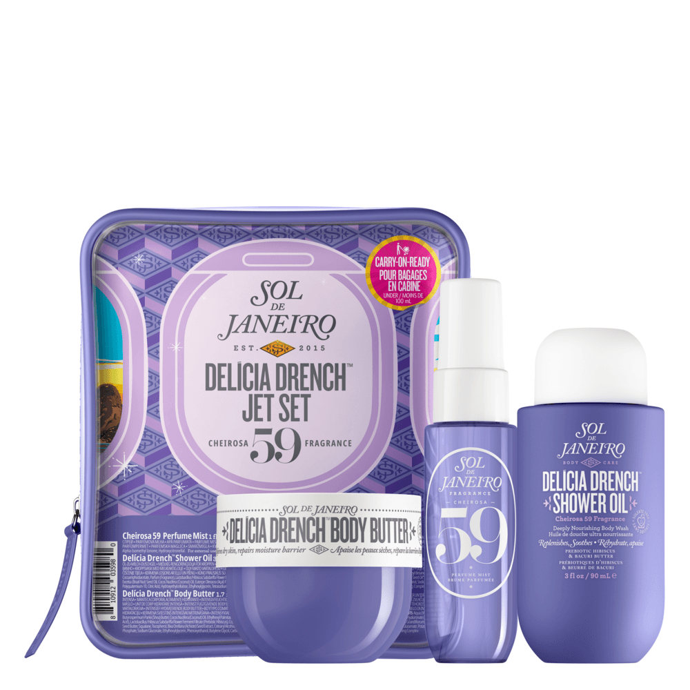 Delicia Drench Jet Set Body Collection