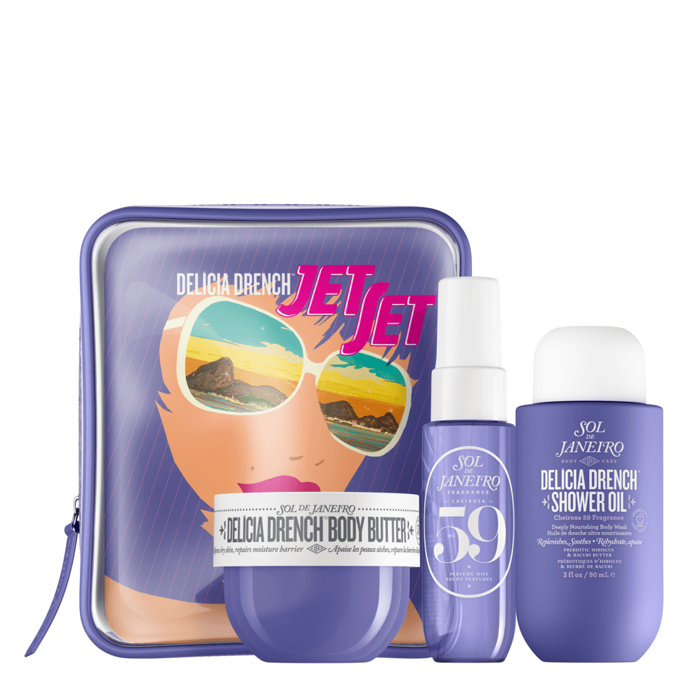 Delicia Drench Jet Set Body Collection