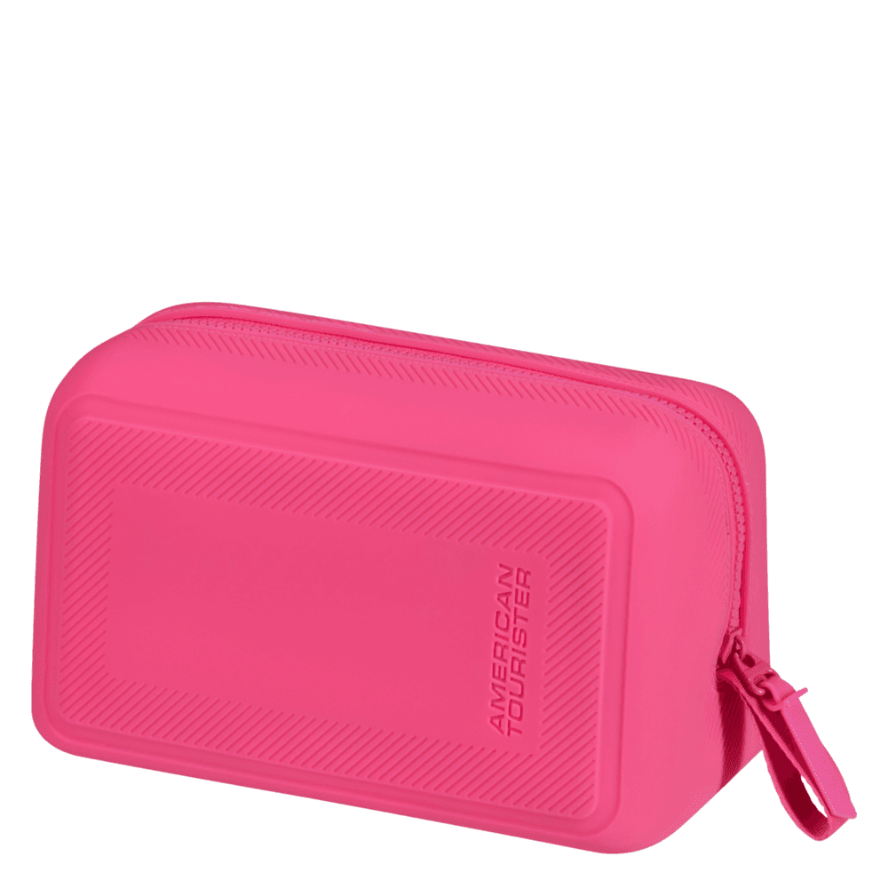 Toilettaske i silikone Hawaiian Pink