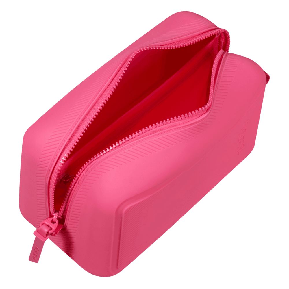 Toilettaske i silikone Hawaiian Pink
