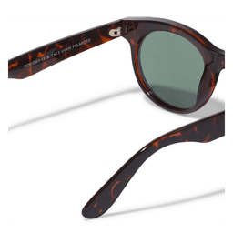 JELENA Solbriller Brown, dark green lenses