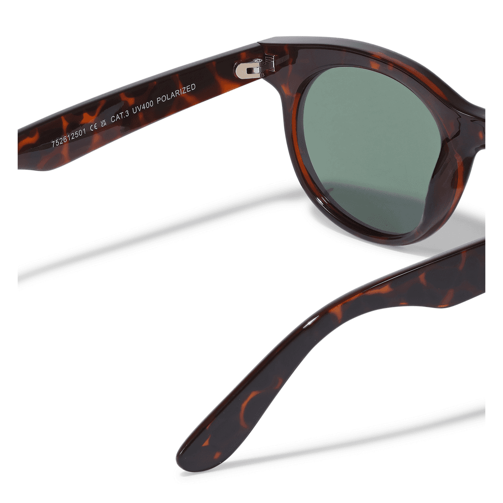 JELENA Solbriller Brown, dark green lenses