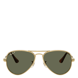 Aviator Max Solbriller
Polished Arista/gold, green lenses