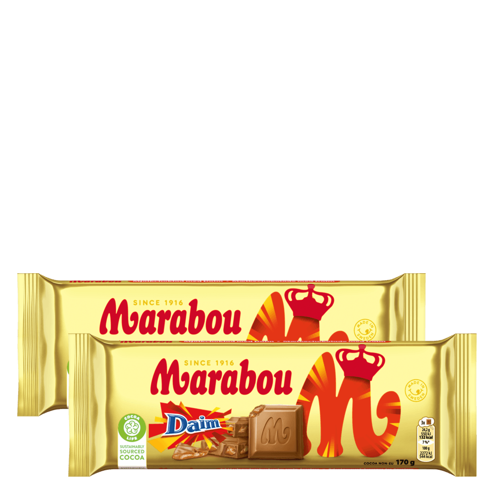 Marabou 2-pack Daim