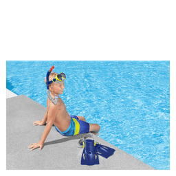 Snorkelsæt med svømmefødder str. 37 - 41