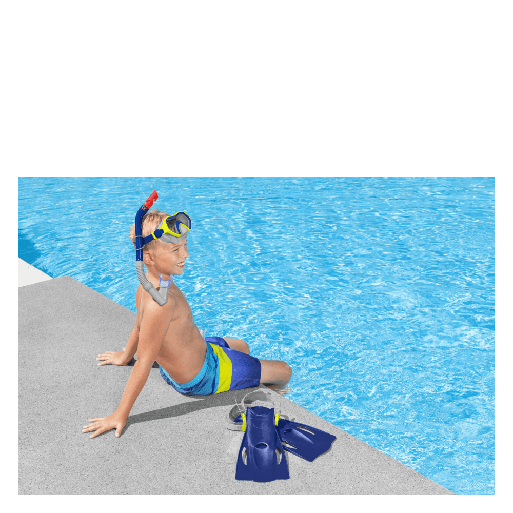 Snorkelsæt med svømmefødder str. 37 - 41