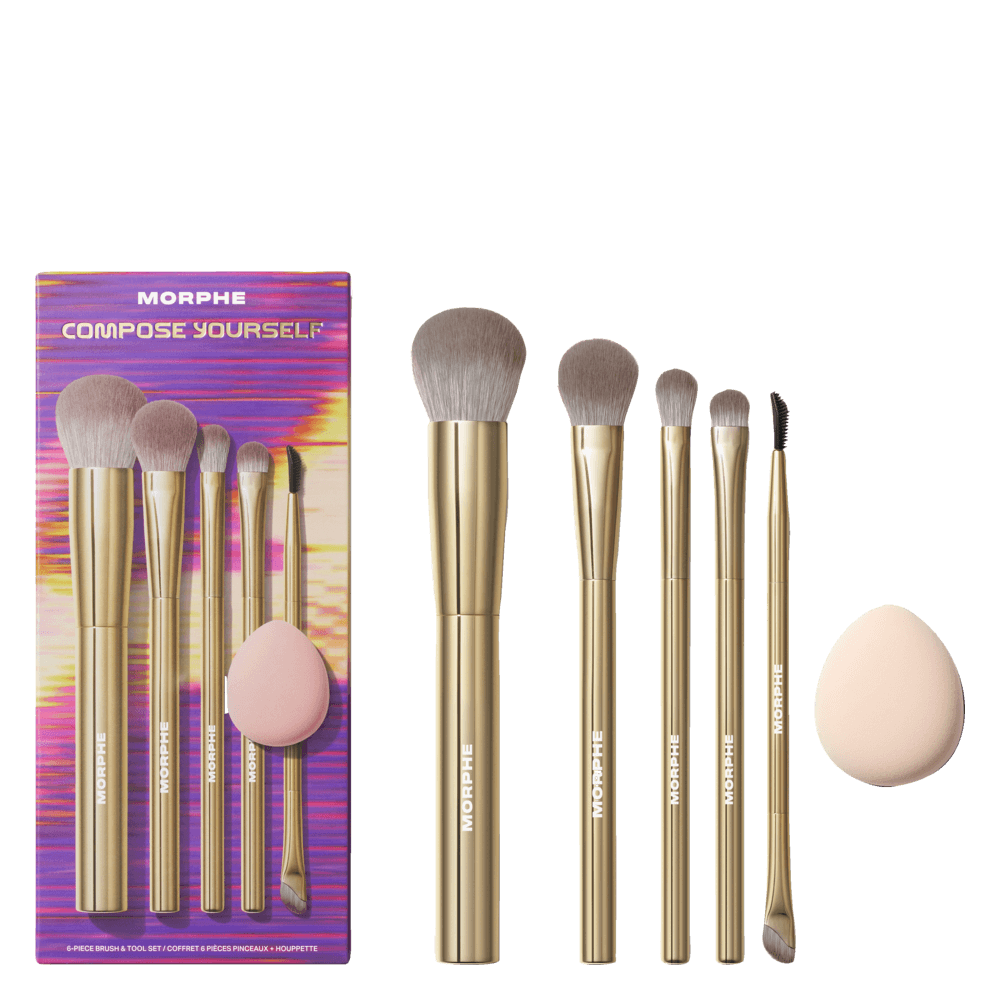 Compose Yourself Brush Set & Blender 6 pcs