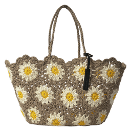 Daisy Crochet Basket