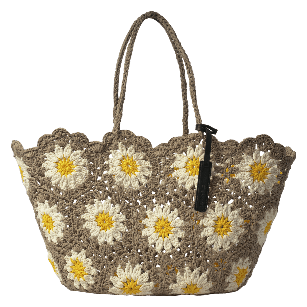 Daisy Crochet Basket Sunflower