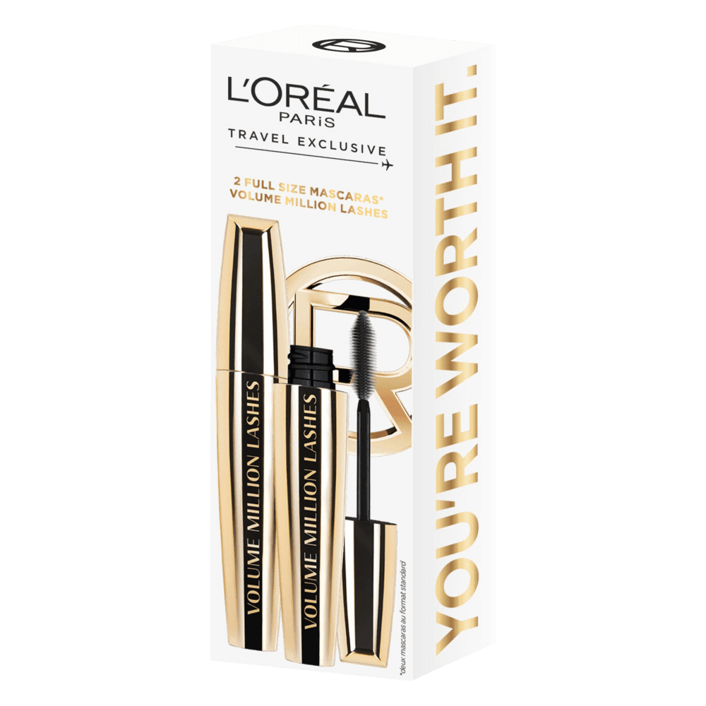 Volume Million Lashes Mascara Black 2-pack