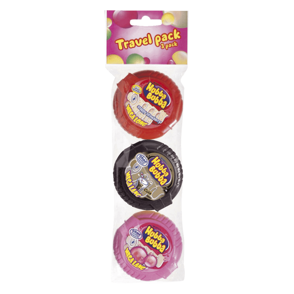 Hubba Bubba chewing gum 3-pack