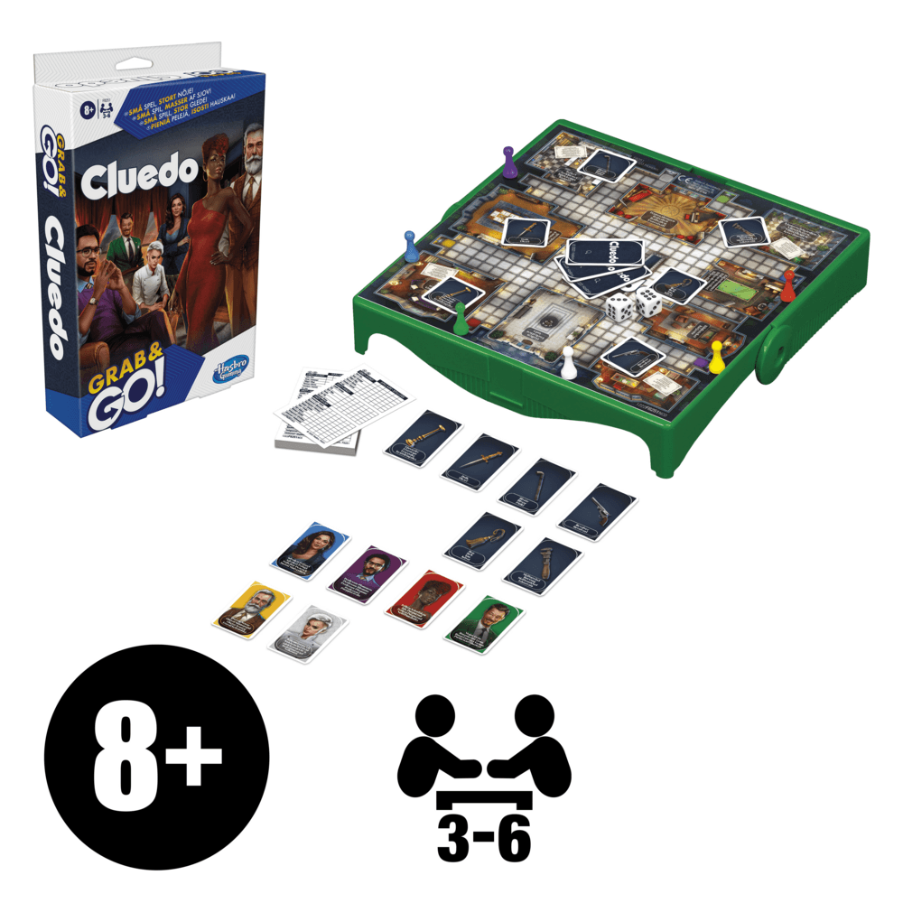 Rejsespil Cluedo Grab & Go